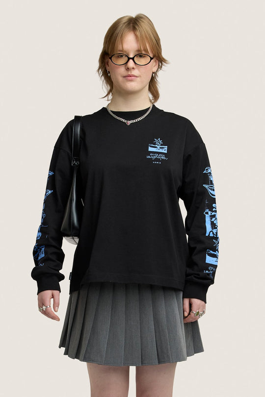 Endless Imagination LS Tee - Black
