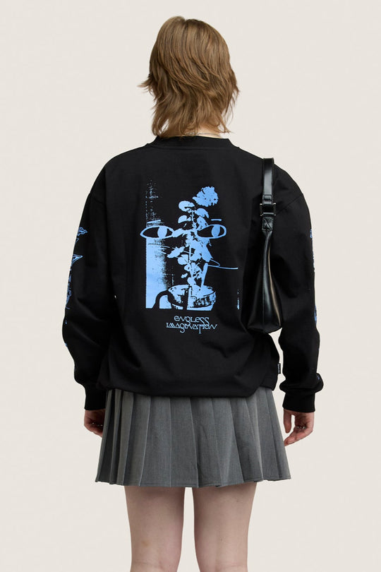 Endless Imagination LS Tee - Black