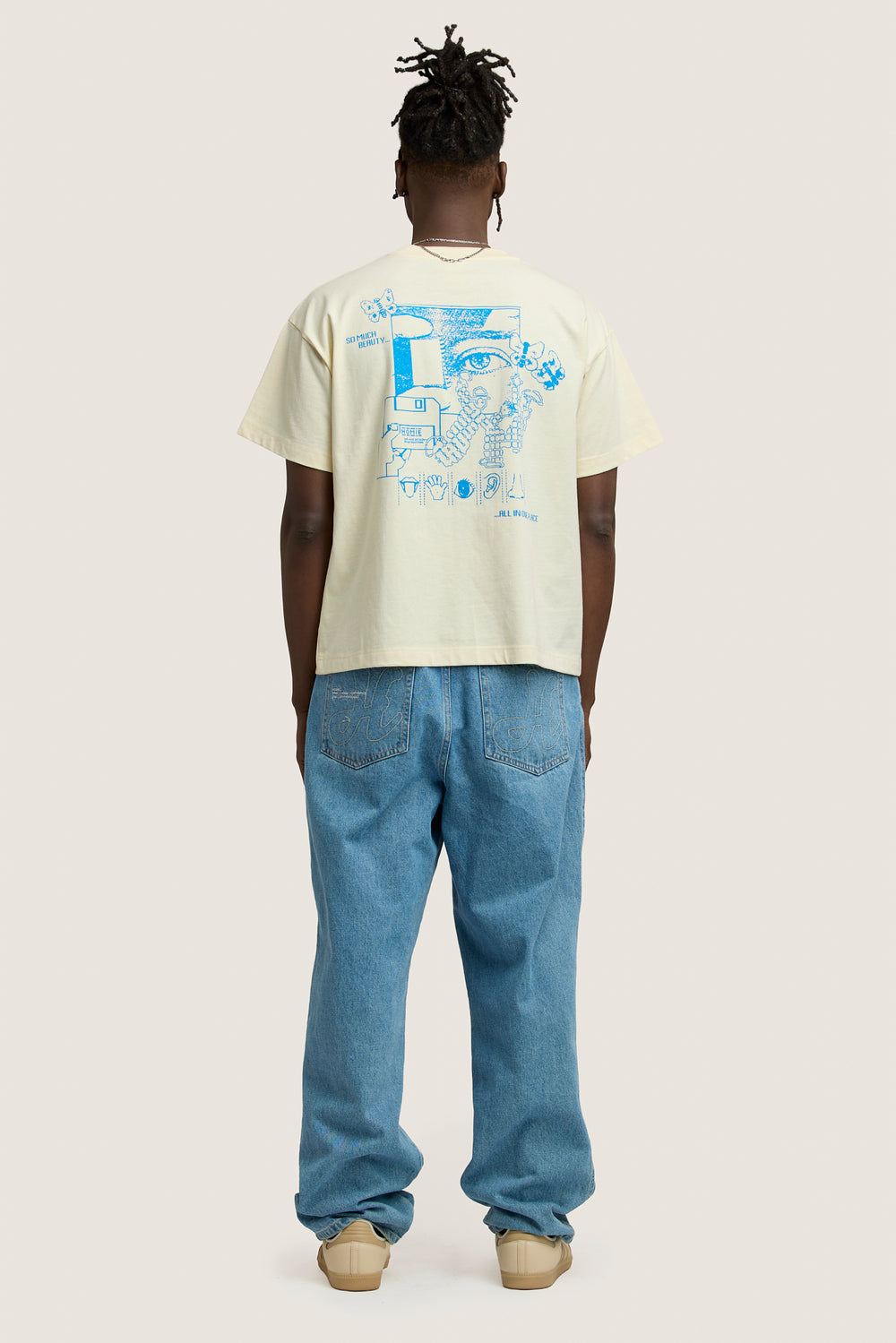 Beautiful World Tee - Butter