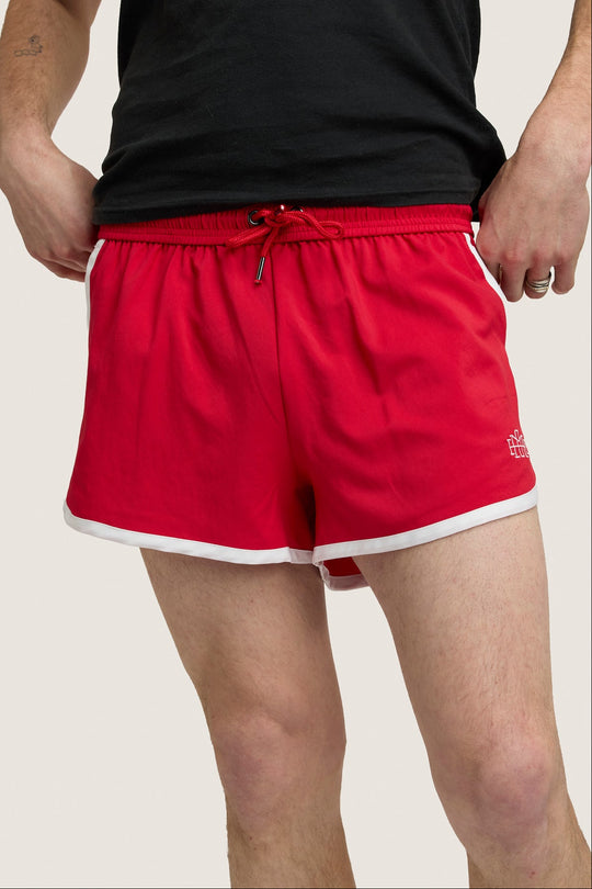 Track Shorts - Cherry Red