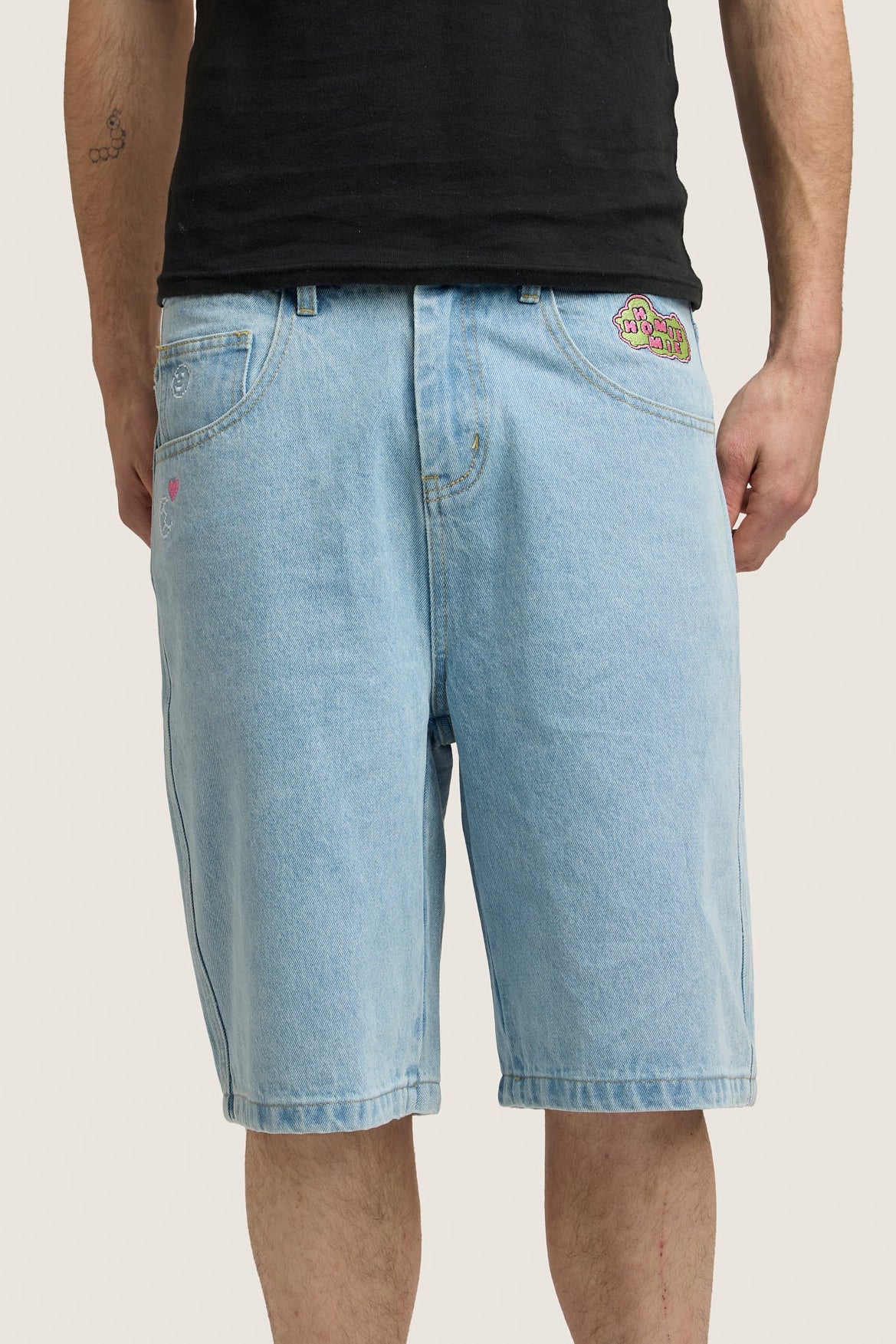 Creating Nostalgia Jorts - Medium Blue