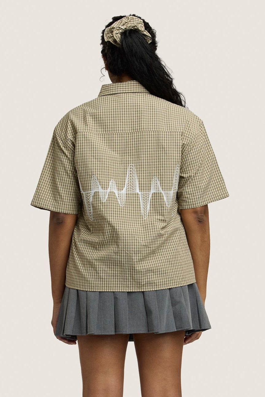 Rhythm Boxy Shirt - Chocolate Check