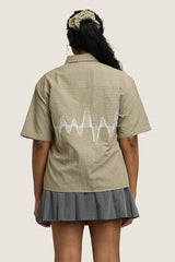 Rhythm Boxy Shirt - Chocolate Check