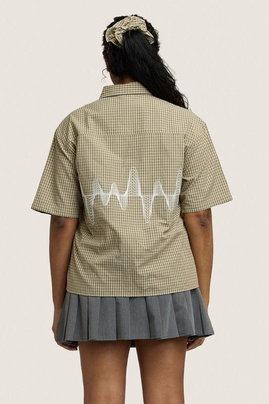 Rhythm Boxy Shirt - Chocolate Check