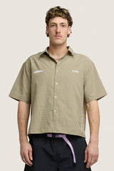 Rhythm Boxy Shirt - Chocolate Check