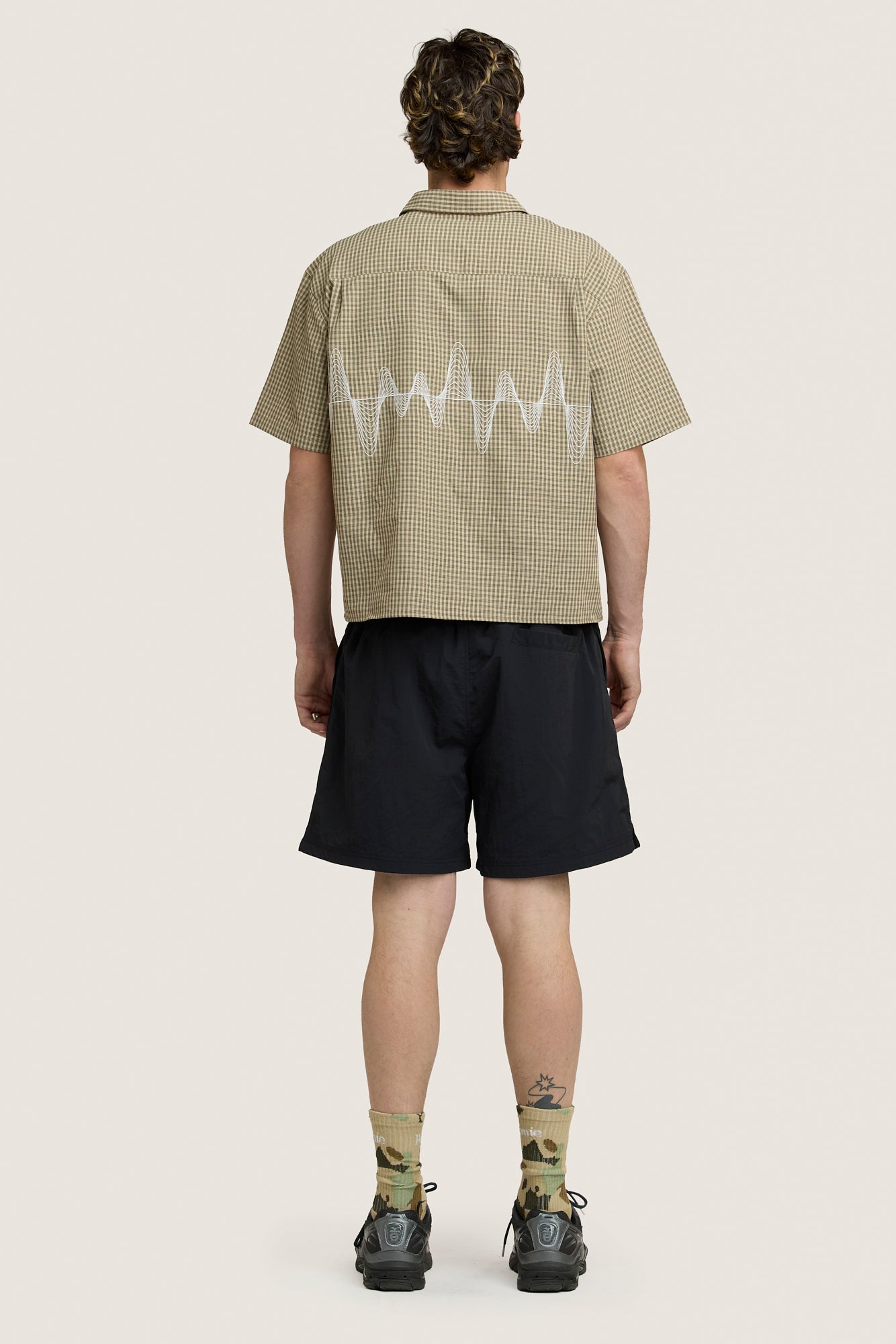 Rhythm Boxy Shirt - Chocolate Check