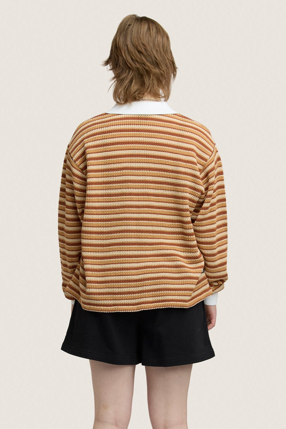 Stripe Rugby Knit - Brown