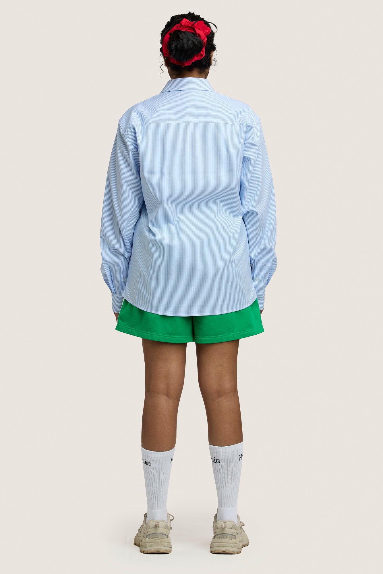 Blossom Oxford Shirt - Blue & White Stripe