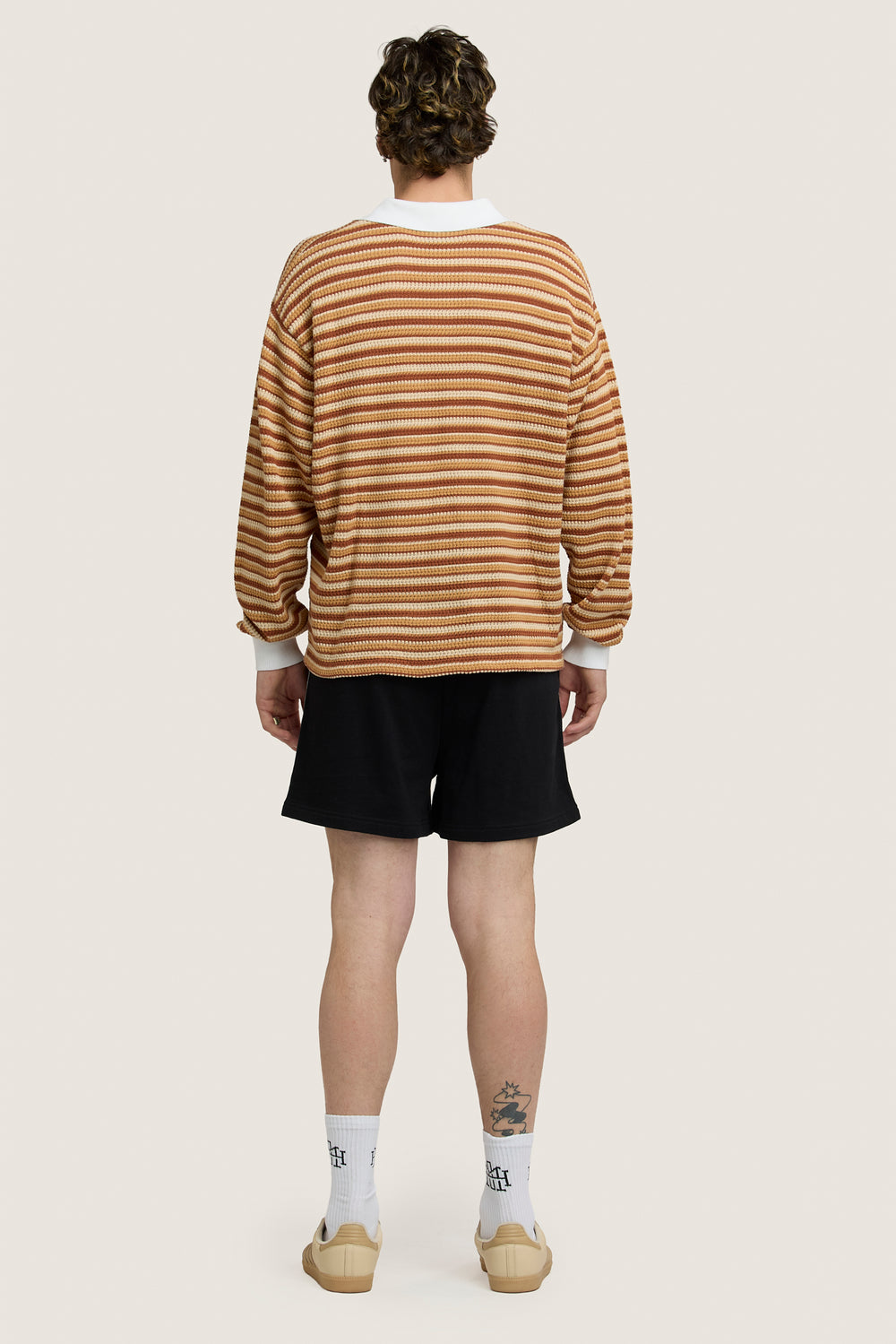 Stripe Rugby Knit - Brown