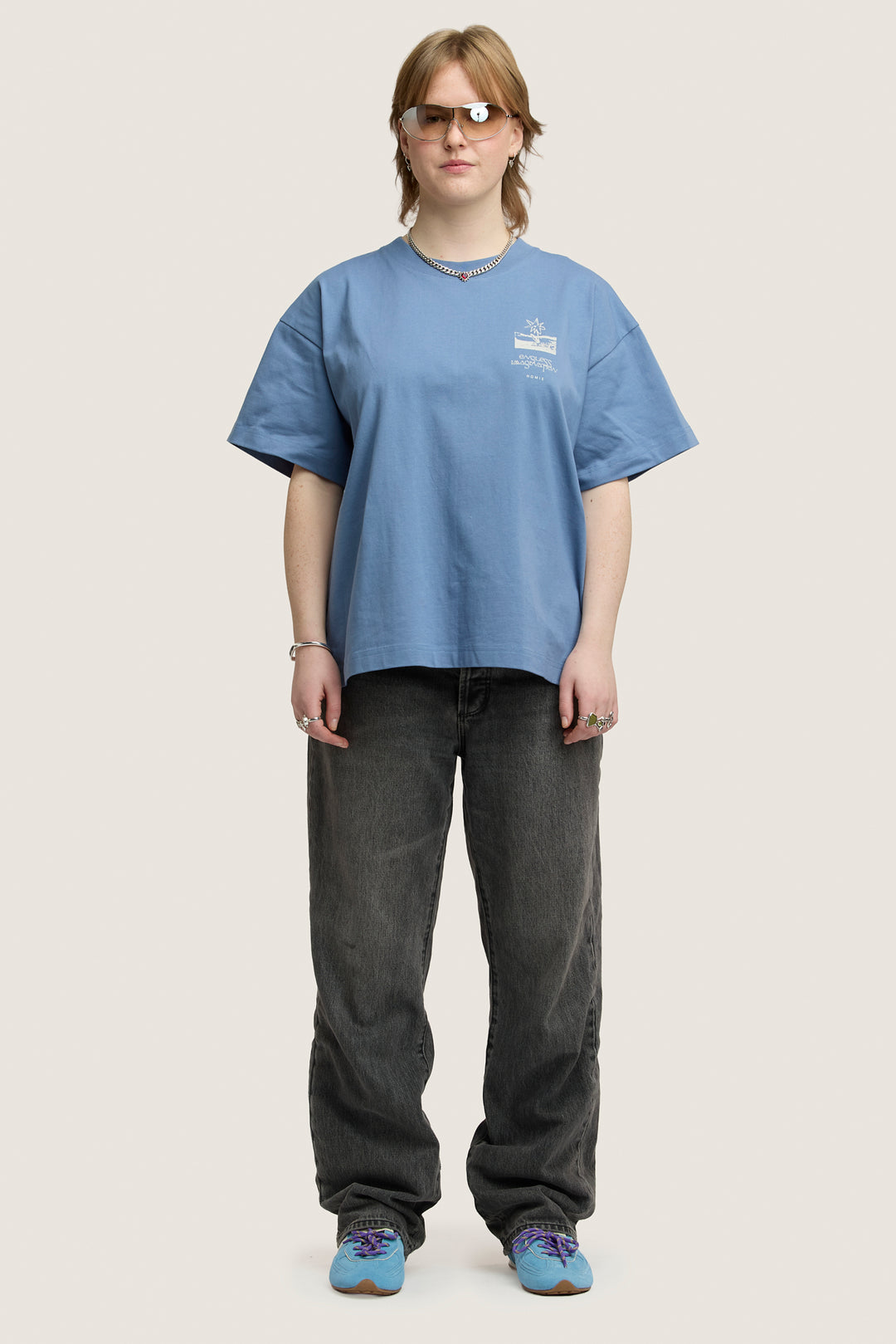 Endless Imagination Tee - Steel Blue