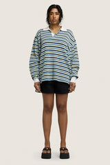 Stripe Rugby Knit - Blue
