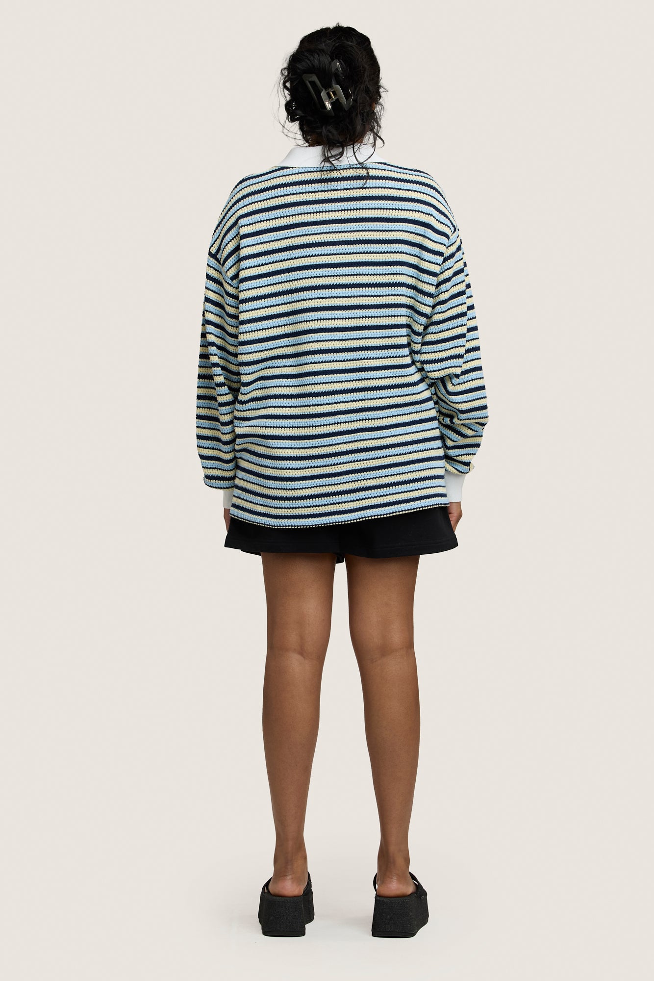 Stripe Rugby Knit - Blue