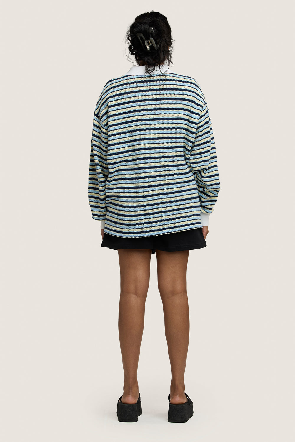 Stripe Rugby Knit - Blue