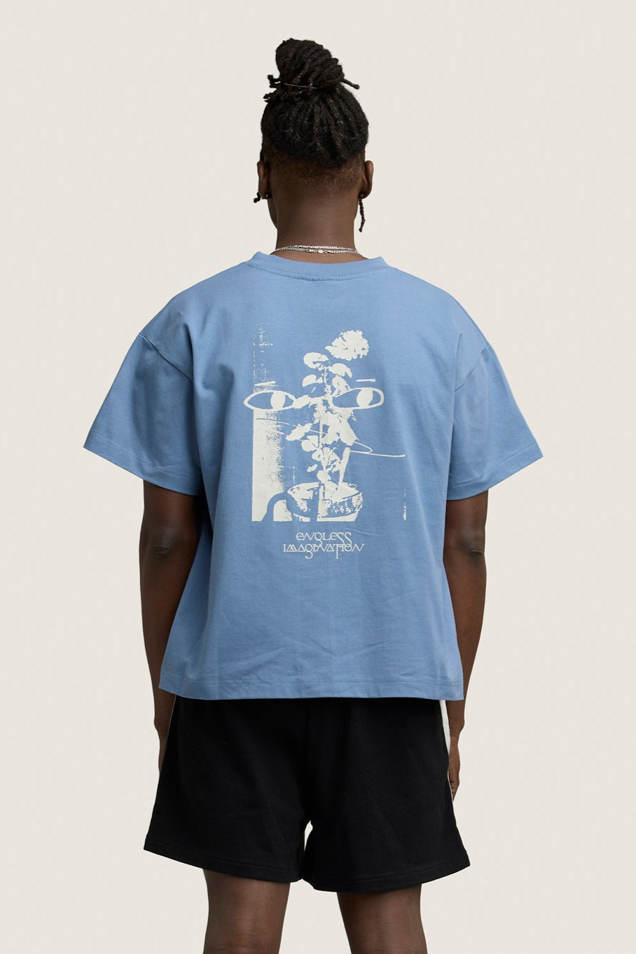 Endless Imagination Tee - Steel Blue