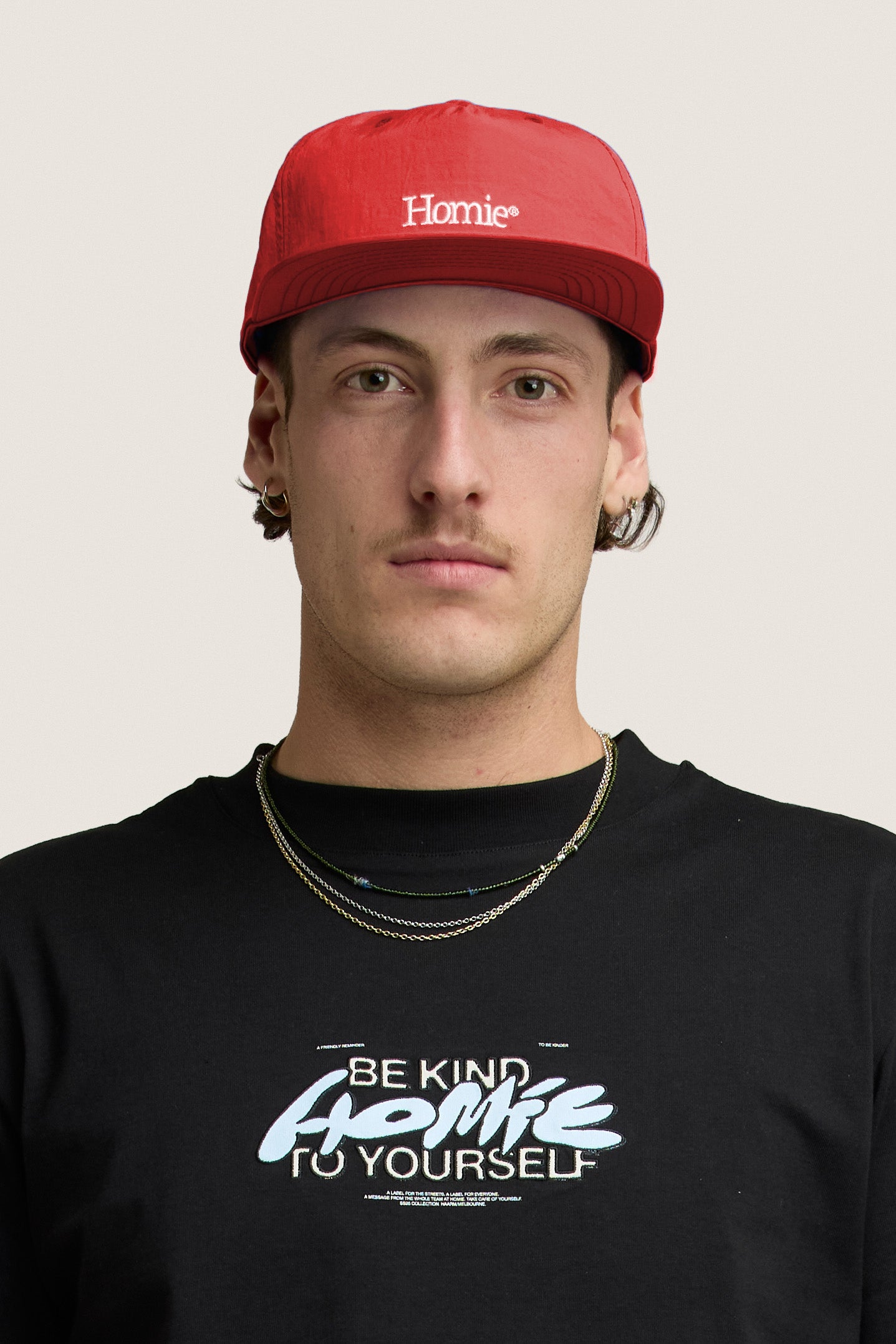 Logotype Snapback - Red – homie.com.au