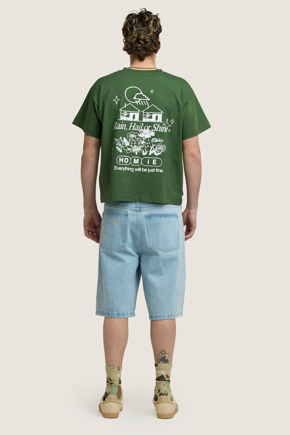 Rain, Hail or Shine Tee - Forest Green