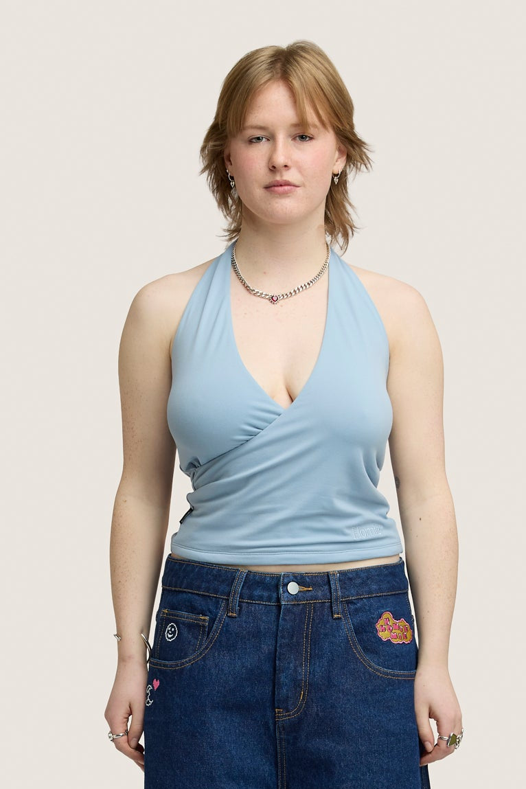 Y2K Halter - Silver