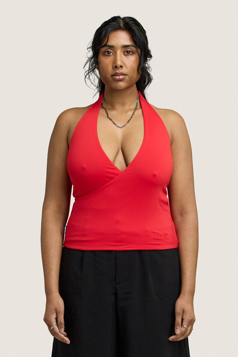 Y2K Halter - Cherry