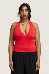 Y2K Halter - Cherry