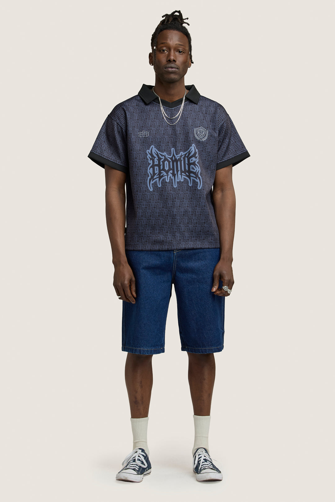 Creating Nostalgia Jorts - Dark Indigo