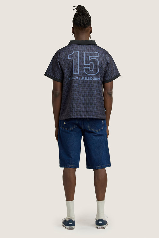 Creating Nostalgia Jorts - Dark Indigo