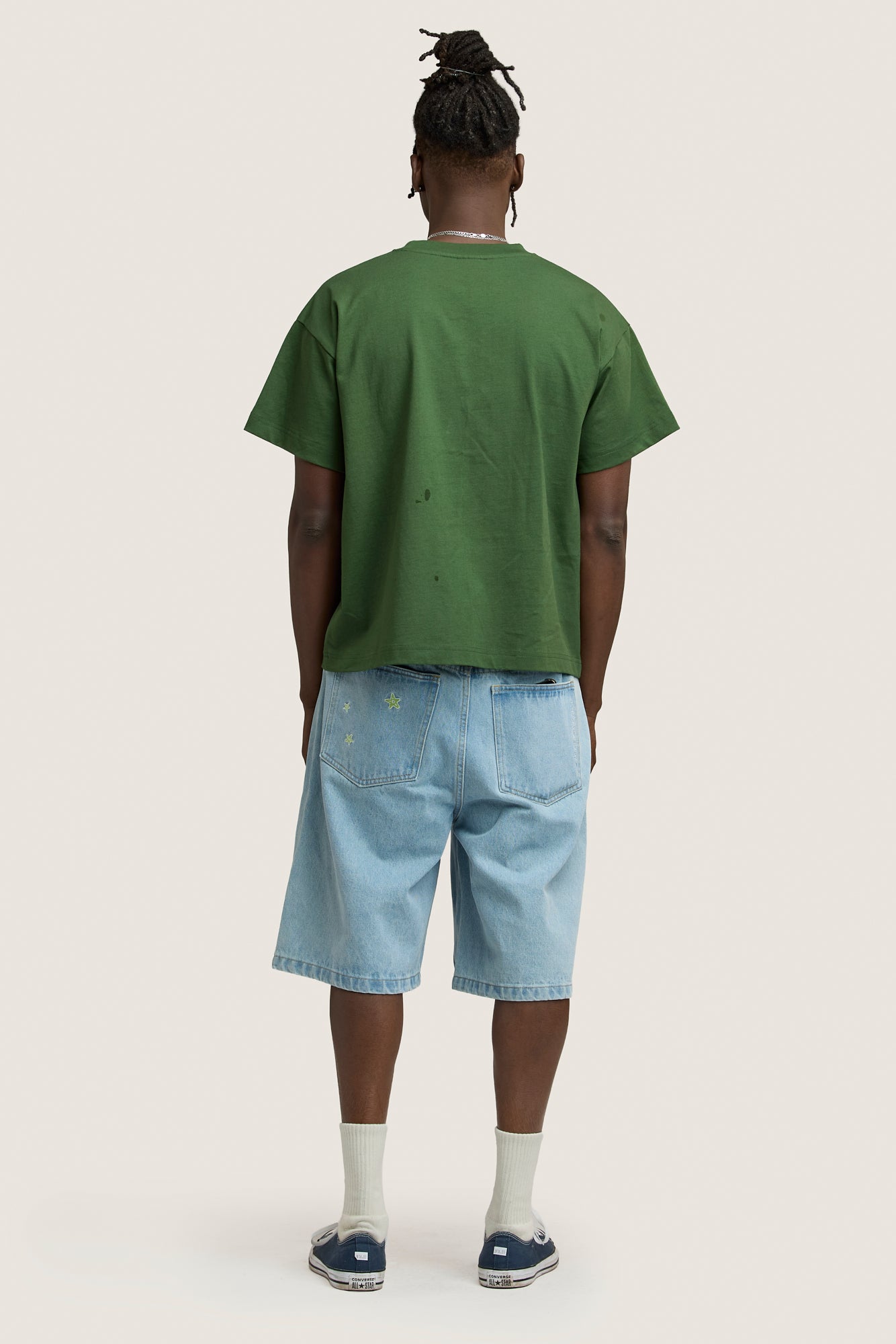 Creating Nostalgia Jorts - Medium Blue