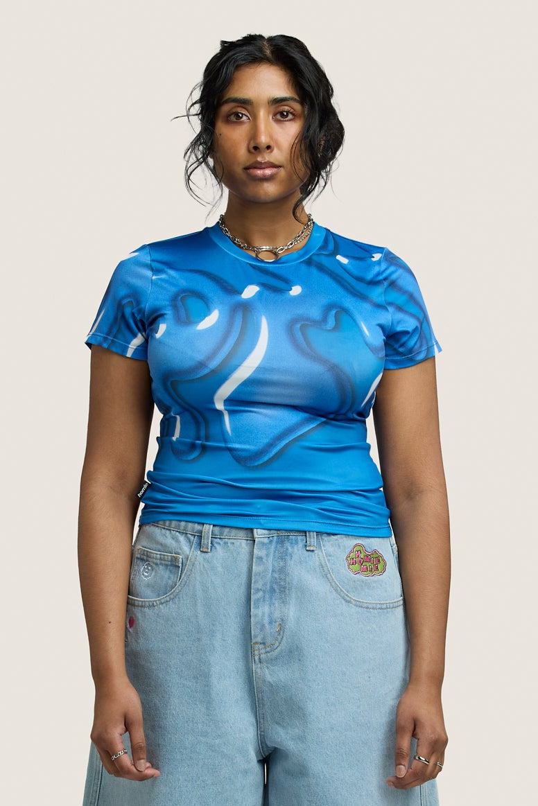 Ooze Baby Tee - Periwinkle