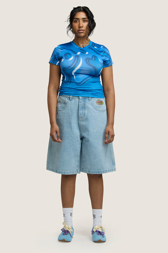 Ooze Baby Tee - Periwinkle