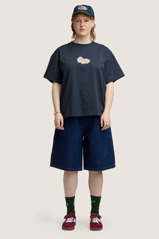 Creating Nostalgia Jorts - Dark Indigo