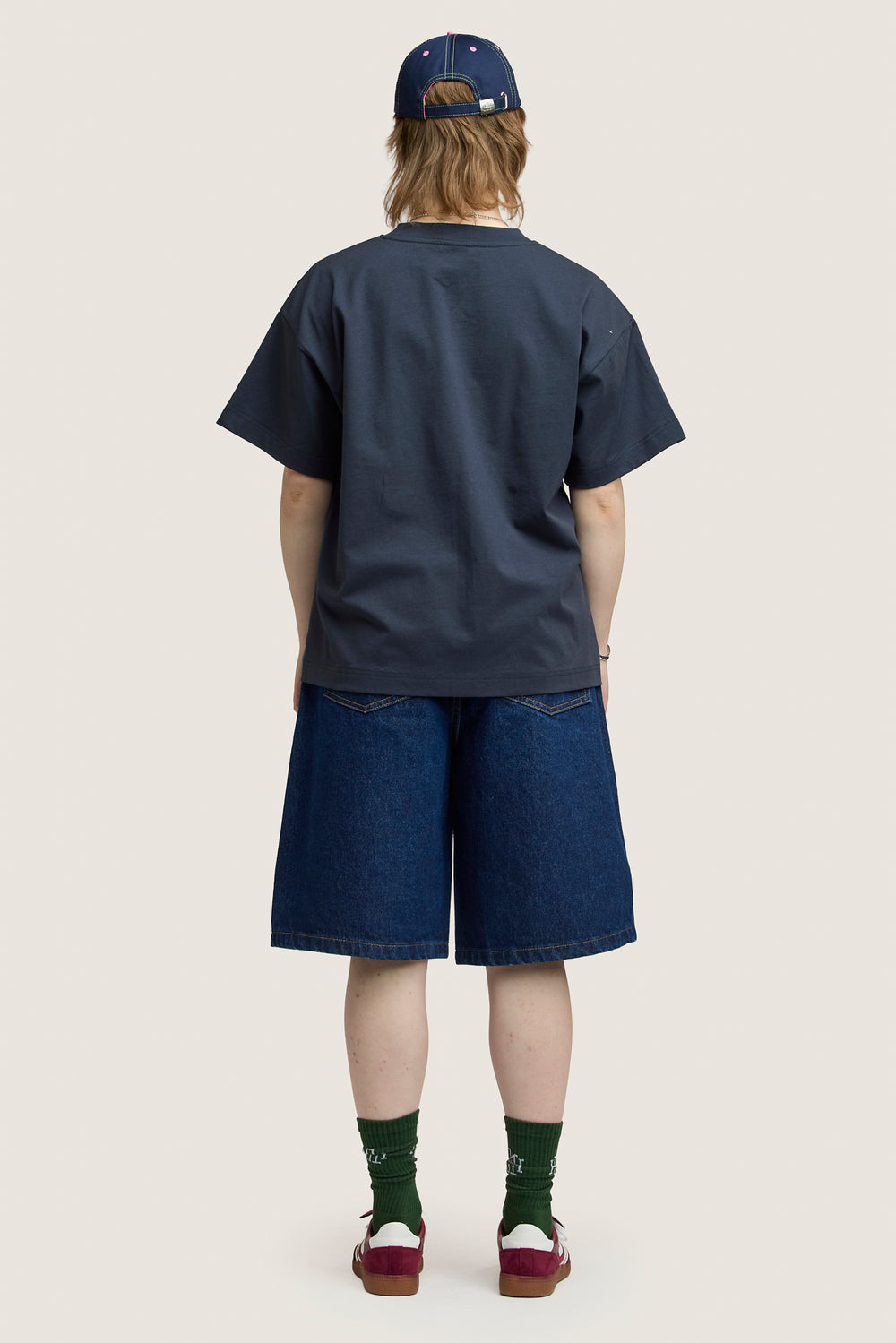 Creating Nostalgia Jorts - Dark Indigo