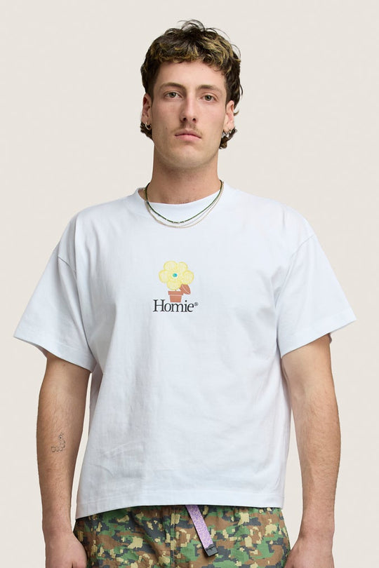 Earth Blossom Tee - White