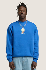Earth Blossom Crewneck - Royal Blue