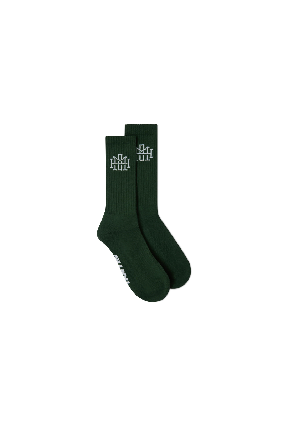 20 Monogram Socks - Forest Green