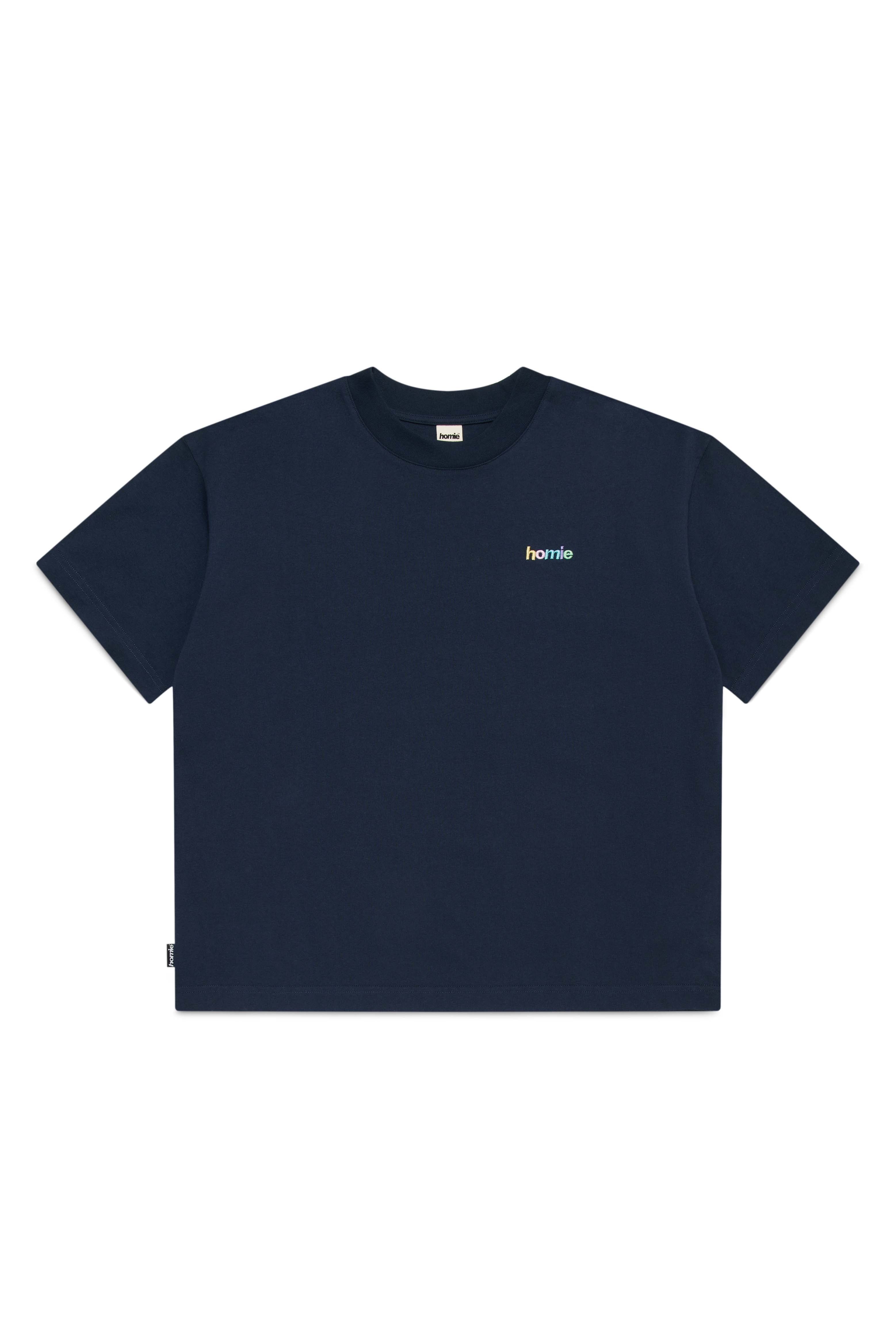 Rainbow Tee - Navy