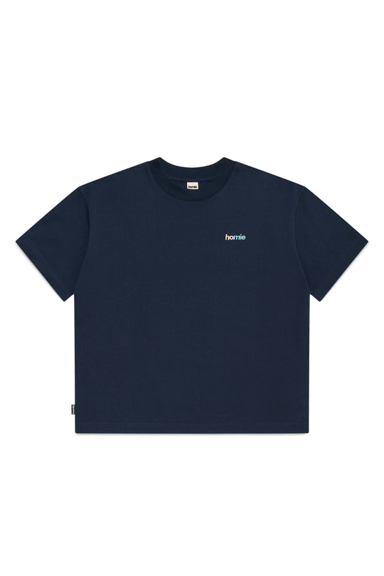 Rainbow Tee - Navy