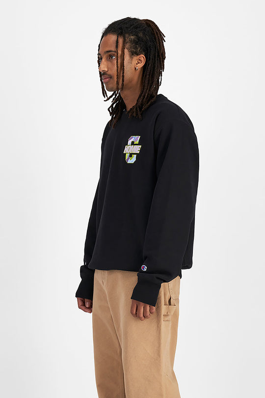 Reverse Weave HoMie x Champion Crew - Black - S