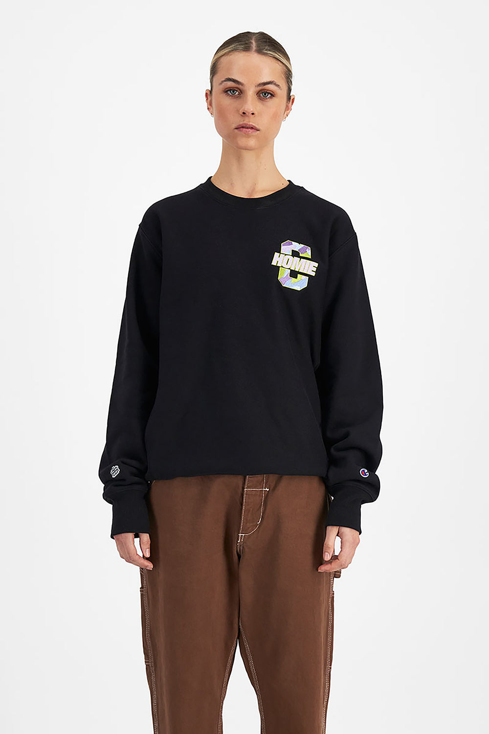 Reverse Weave HoMie x Champion Crew - Black