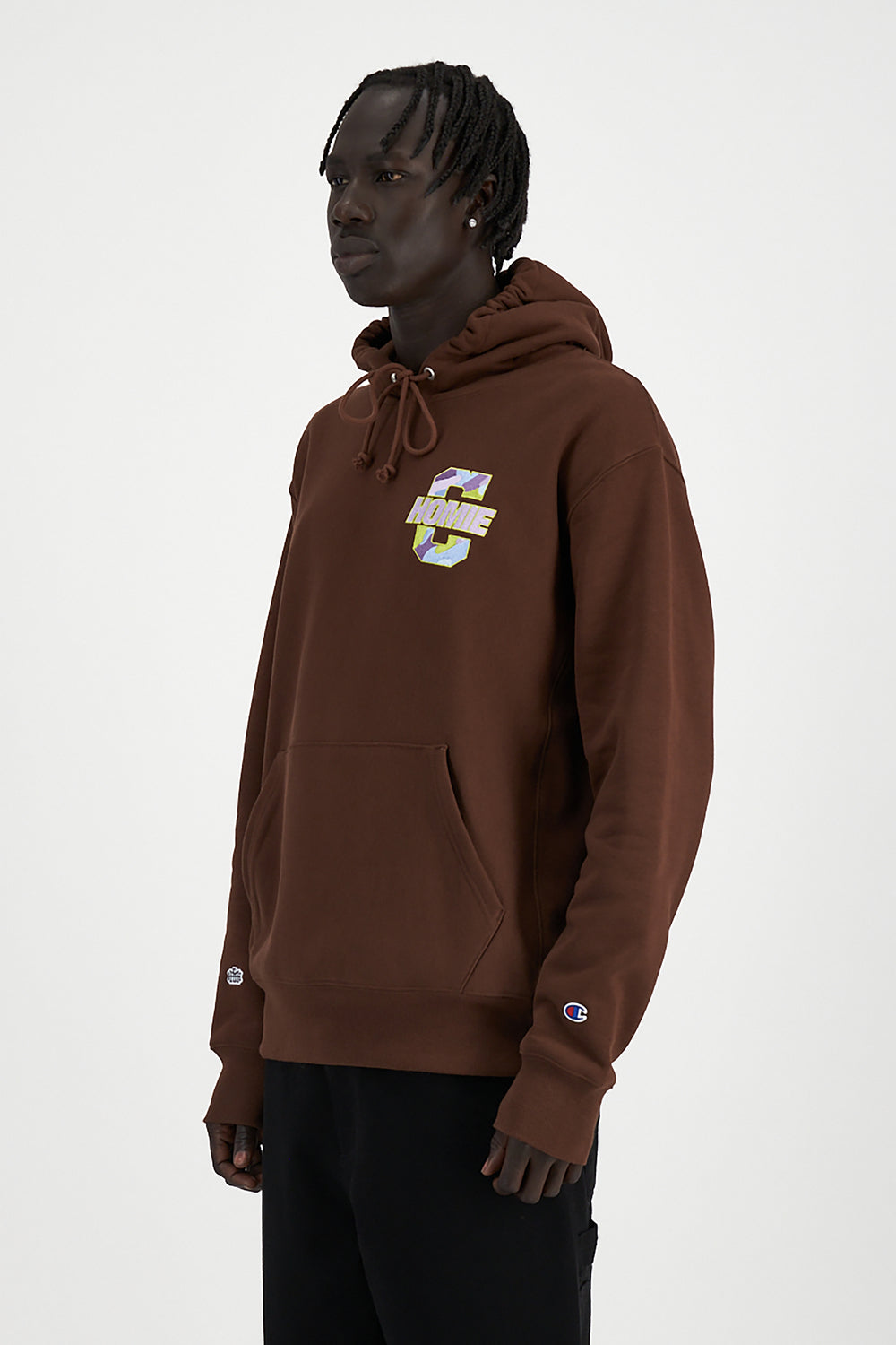 Reverse Weave HoMie x Champion Hoodie - Brown Bear