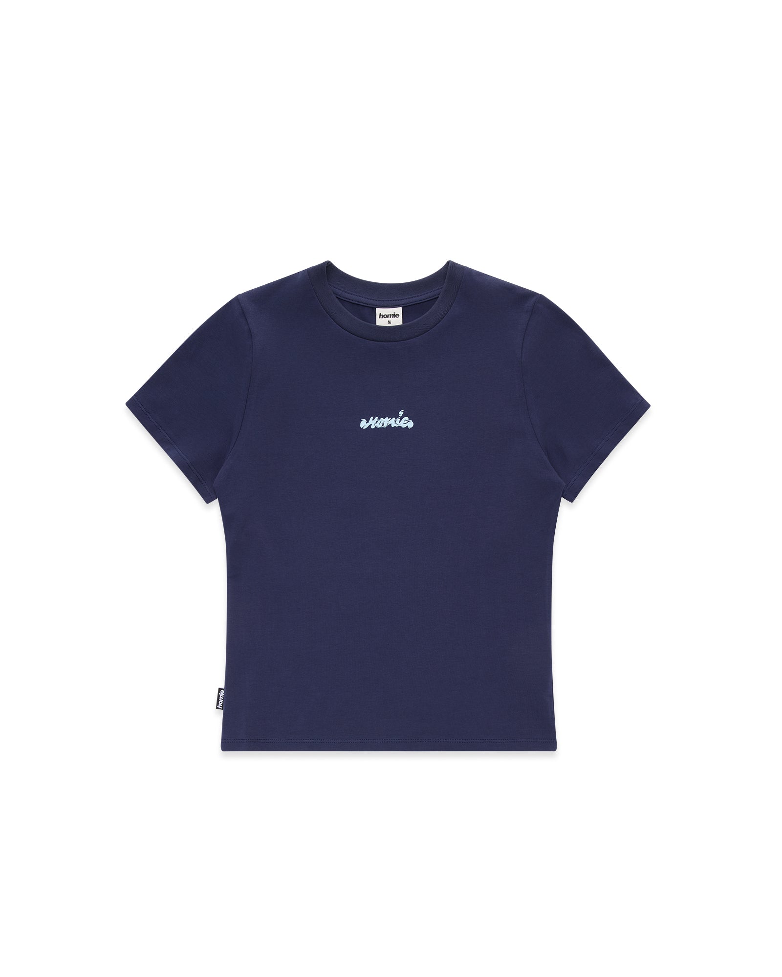 Swirl Baby Tee - Navy