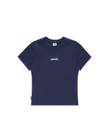 Swirl Baby Tee - Navy