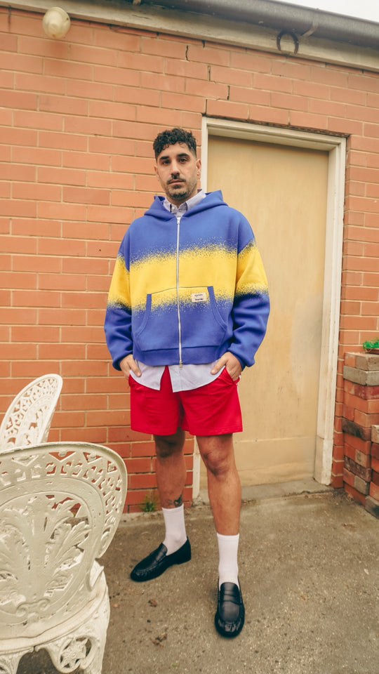 Los Angeles Rams - Crop Zip Knitted Hoodie