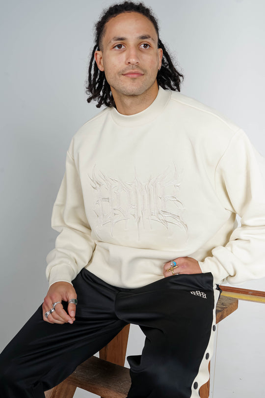 Gothic Crewneck - Cream