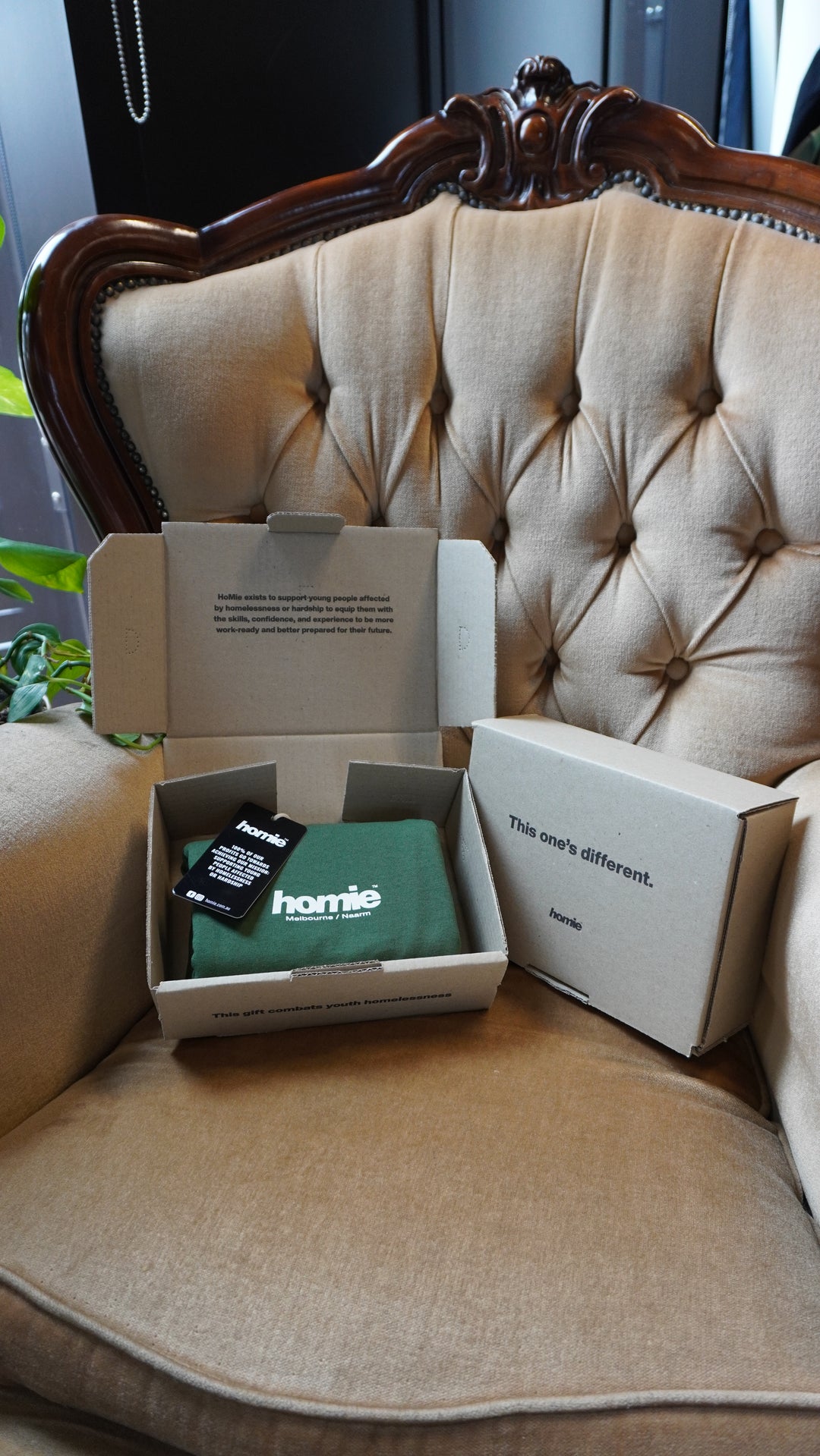 Staple Tee Gift Box - Forest Green