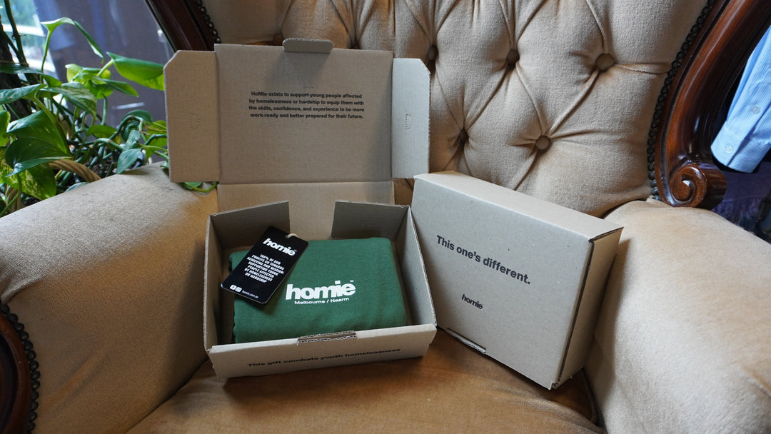 Staple Tee Gift Box - Forest Green