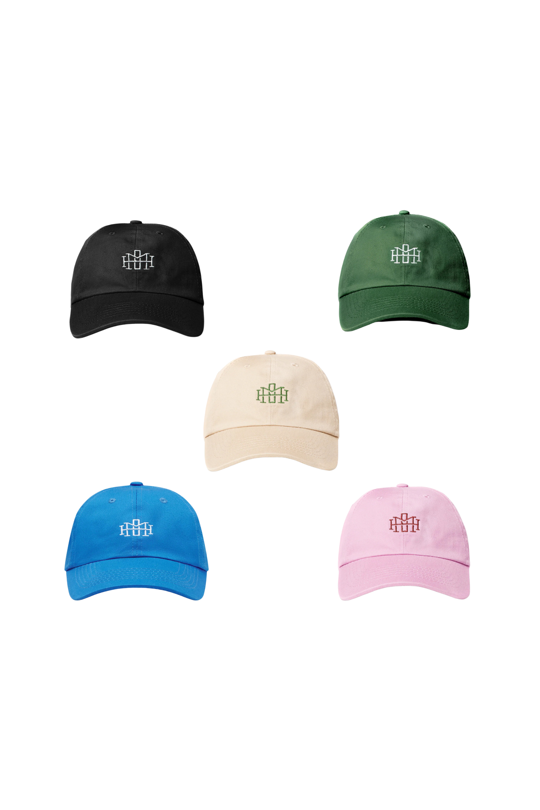 50 Monogram Hats - Mixed