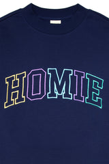 College Crewneck - Navy