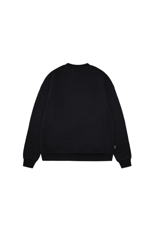 College Crewneck - Black