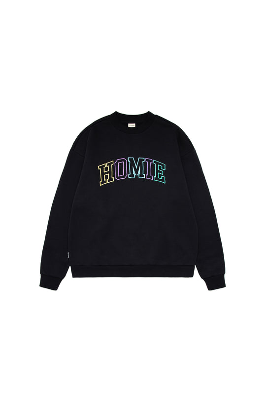 College Crewneck - Black