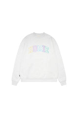 College Crewneck - White Marle