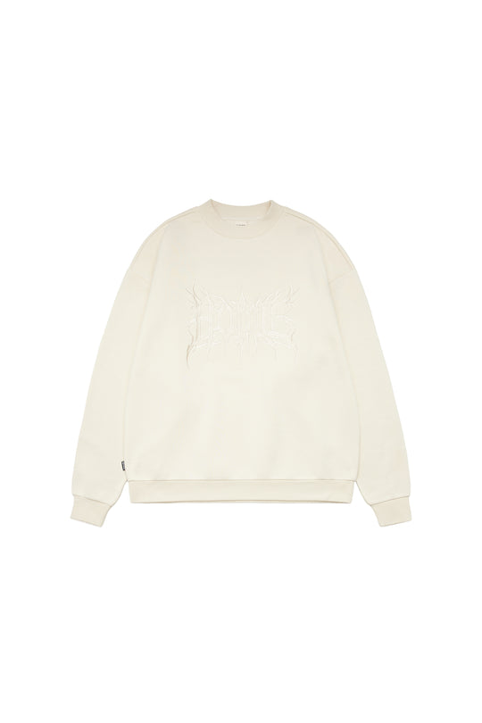 Gothic Crewneck - Cream